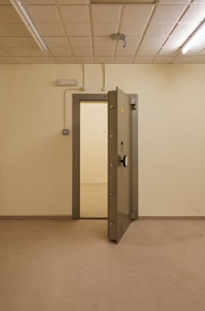Bank vault for filming in London